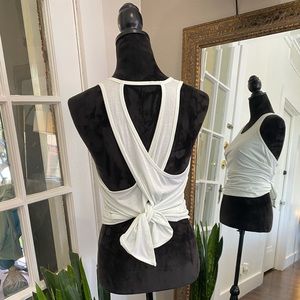 Athleta tie back tank S